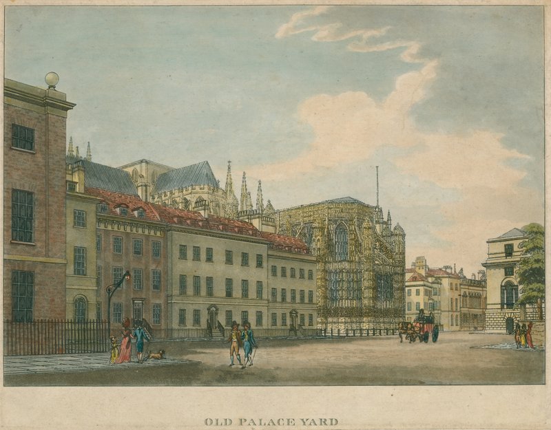 Old Palace Yard, Westminster Abbey, London af English School