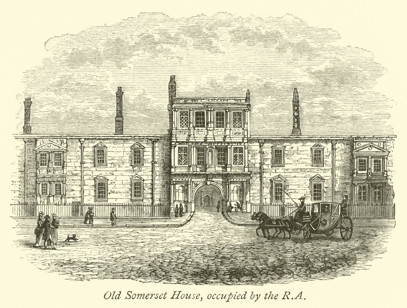 Old Somerset House  af English School