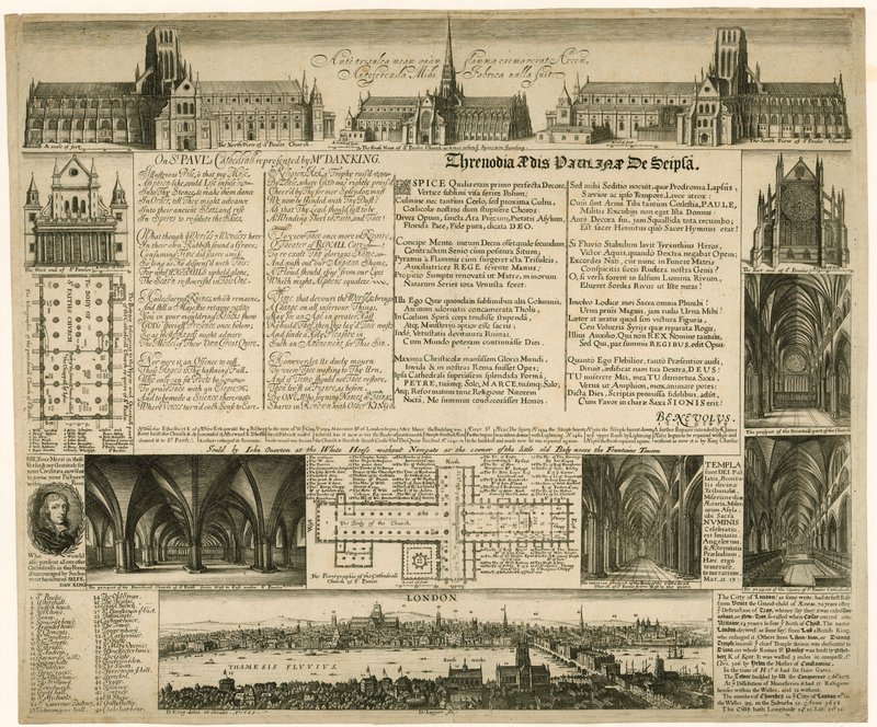 Old St Pauls Cathedral af English School