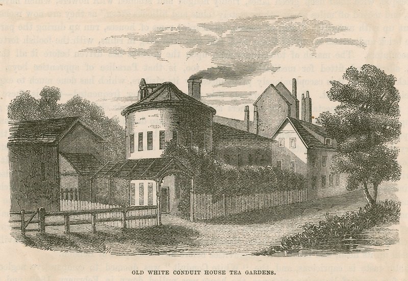 Old White Conduit House tehaver, Pentonville, London af English School