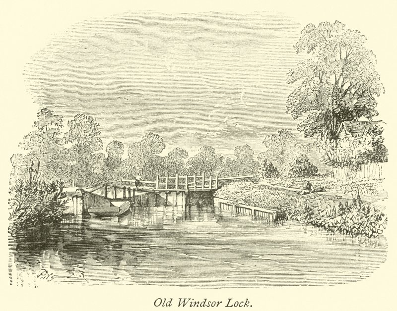 Old Windsor Lock  af English School