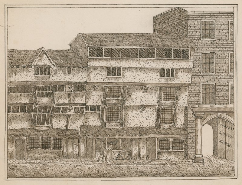 Gammelt hus i Croswell Street af English School