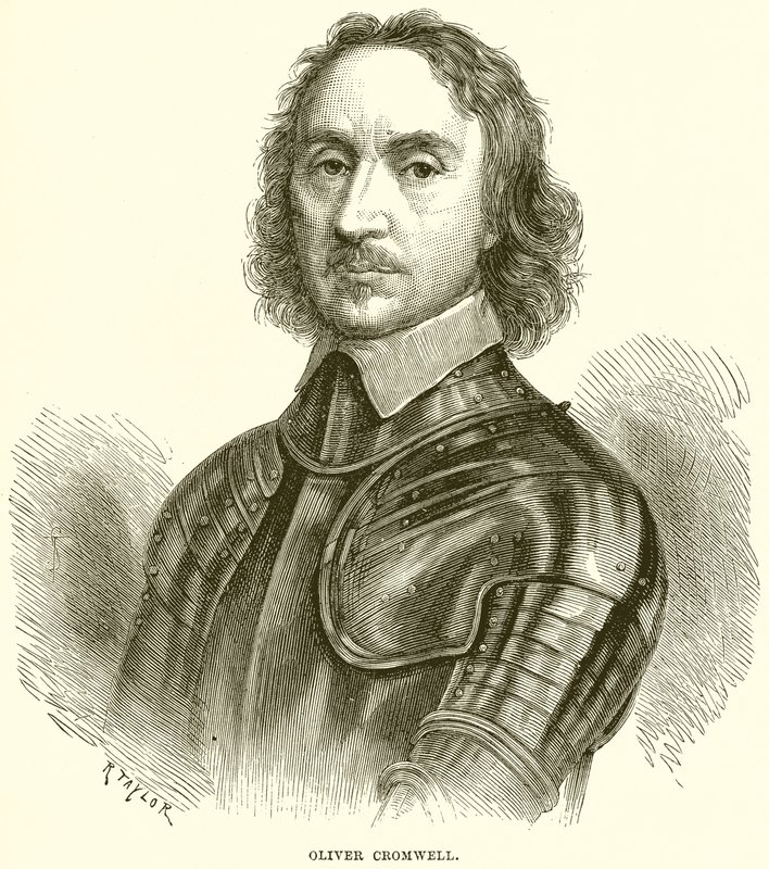 Oliver Cromwell af English School