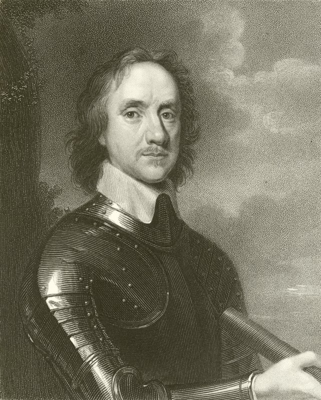 Oliver Cromwell af English School