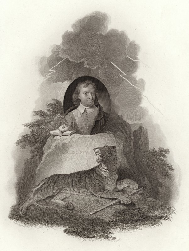 Oliver Cromwell af English School
