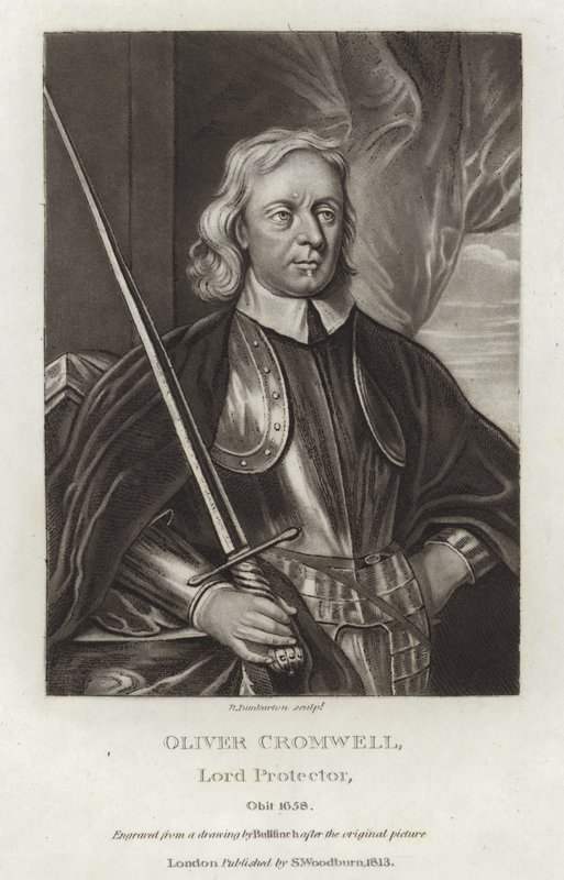 Oliver Cromwell af English School