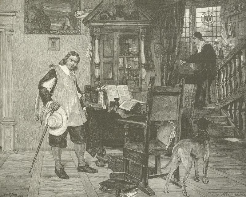 Oliver Cromwell visits Milton  af English School