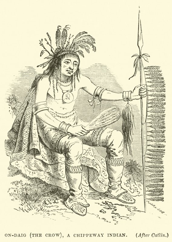 On-Daig (kragen), en Chippeway-indianer af English School