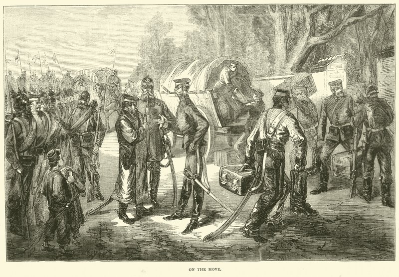 På farten, januar 1871 af English School