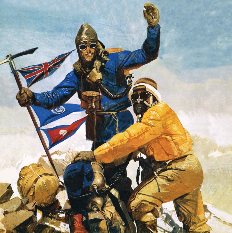 På toppen af Everest af English School