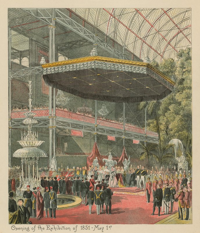 Åbning af udstillingen 1851-1. maj af English School