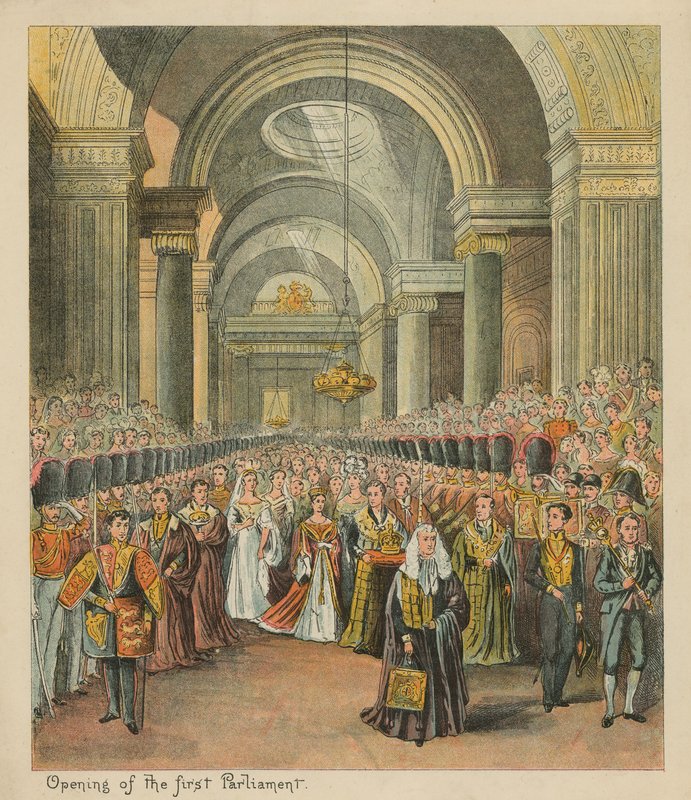 Åbning af det første parlament af English School
