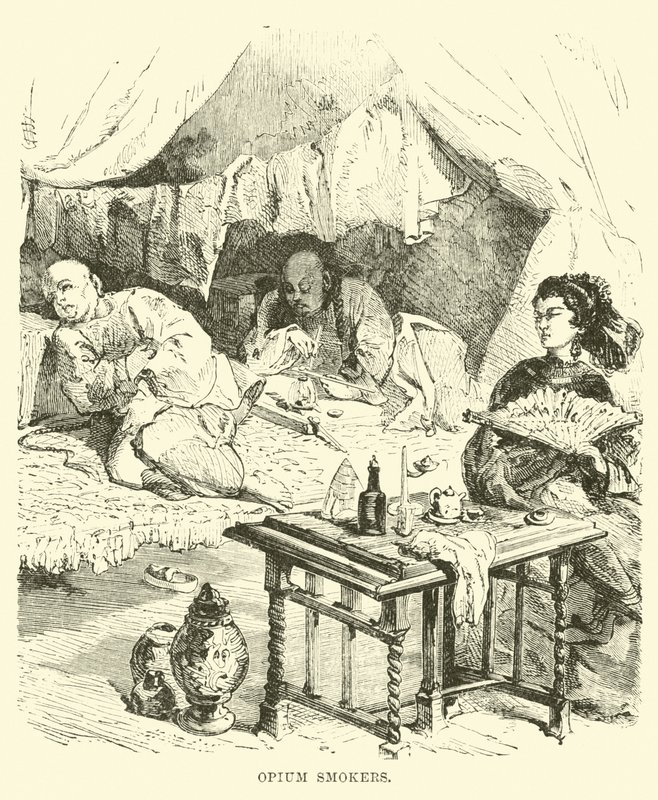Opium rygere af English School
