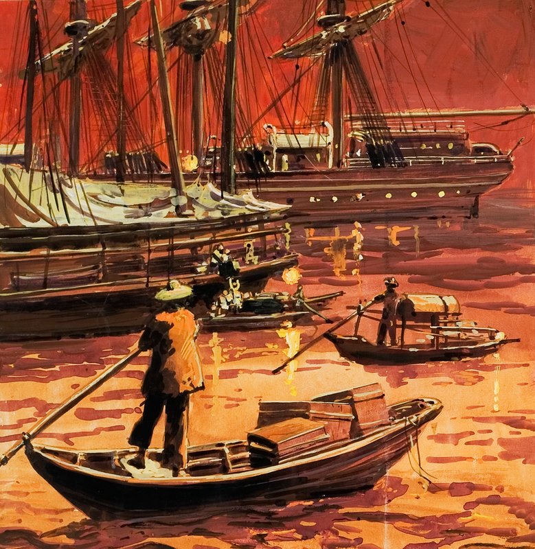 Opium handel af English School