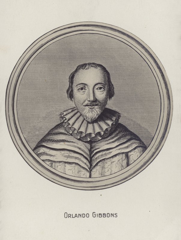 Orlando Gibbons, engelsk engelsk komponist, virginalist og organist (1583-1625) af English School