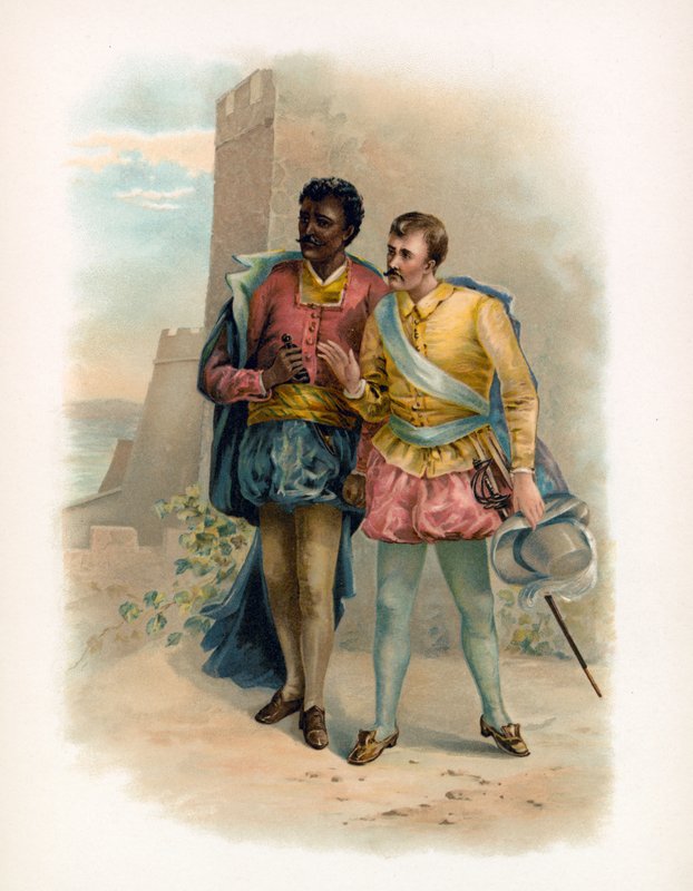 Othello og Iago af English School