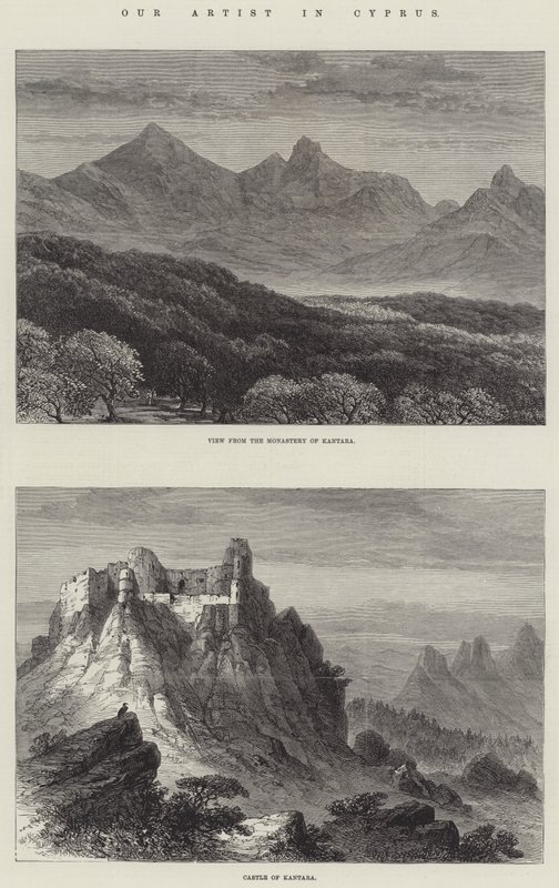 Vores kunstner på Cypern (gravering) af English School