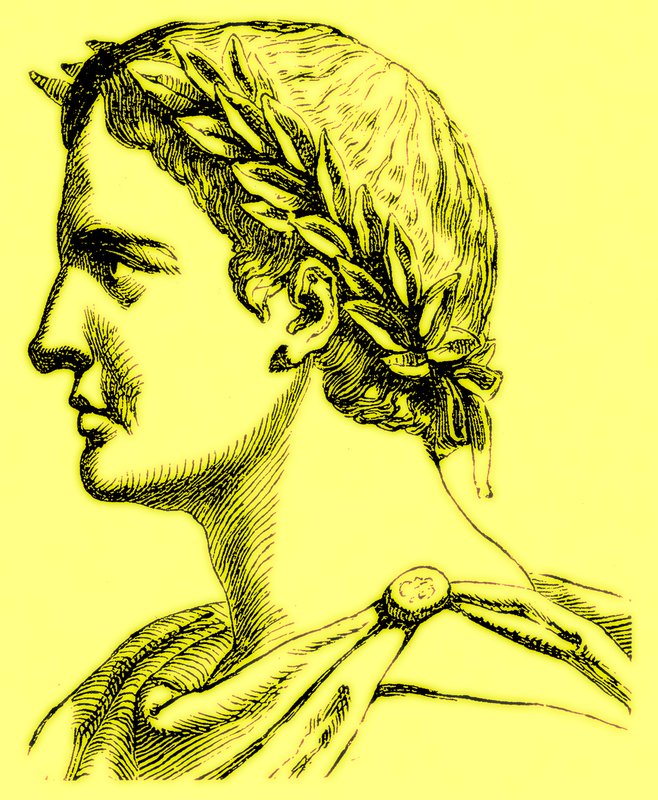 Ovidius Naso, illustration fra The Illustrated History of the World, udgivet ca. 1880 (digitalt forbedret billede) af English School