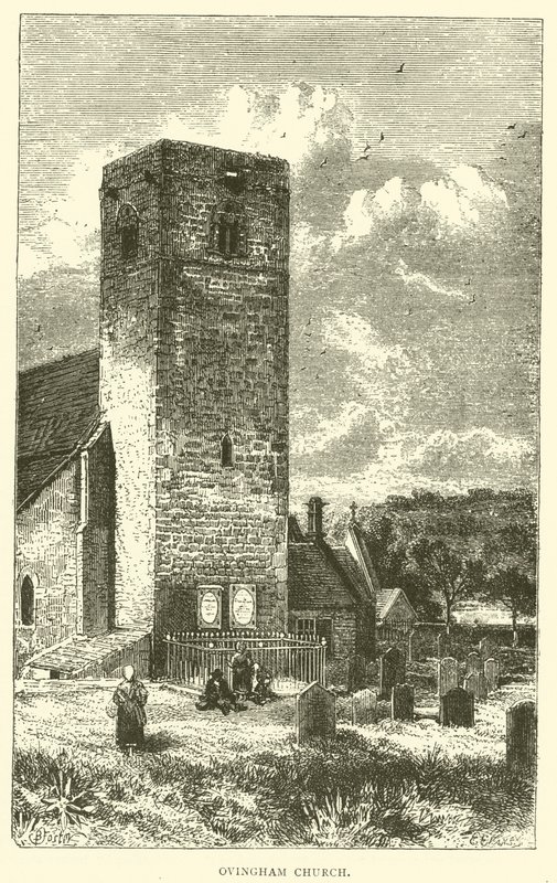Ovingham Kirke (gravering) af English School