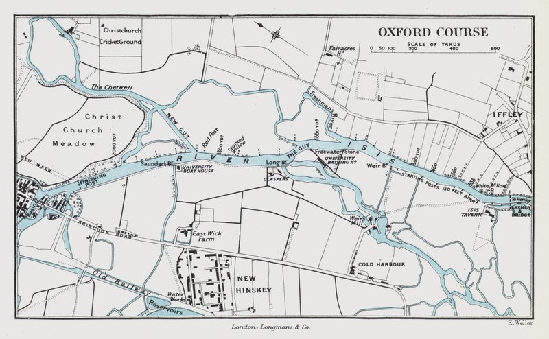Oxford Course (farvet gravering) af English School
