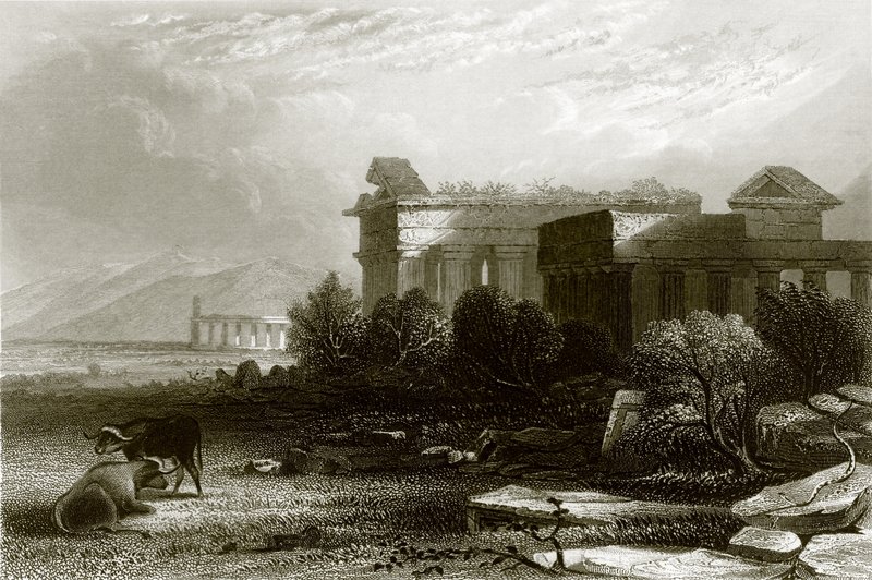 Paestum af English School