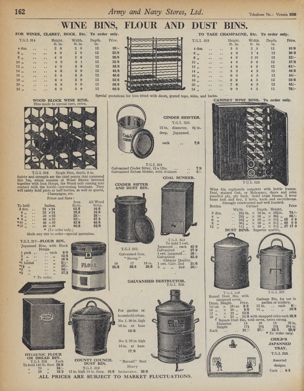 Side fra Army and Navy Stores katalog af English School