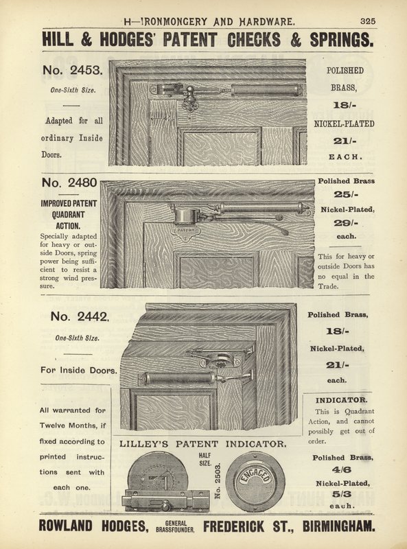 Side fra The Architects, Surveyors and Engineers Compendium 1892 af English School