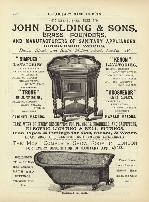 Side fra The Architects, Surveyors and Engineers Compendium 1892 af English School