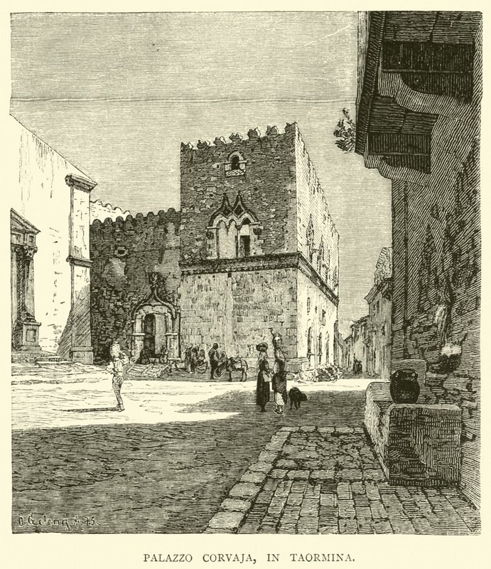 Corvaja Palace, i Taormina af English School