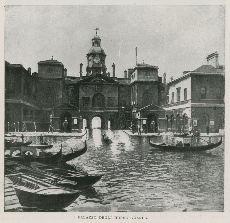 Horse Guard Palace af English School