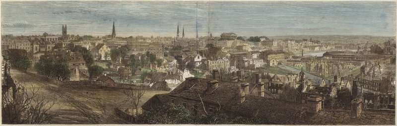 Panorama over Richmond af English School