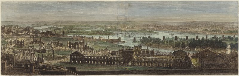 Panorama over Richmond af English School