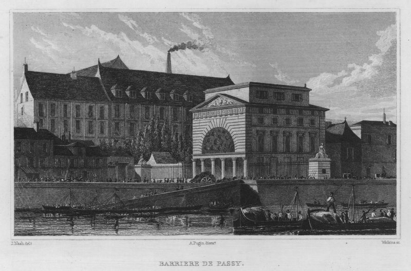 Paris, Barriere De Passy (gravering) af English School