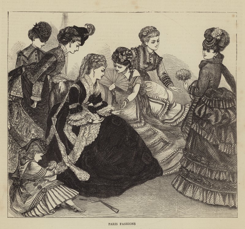 Paris Fashions (gravering) af English School