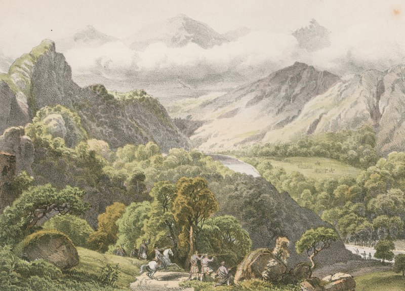 Pass af Killiecrankie af English School
