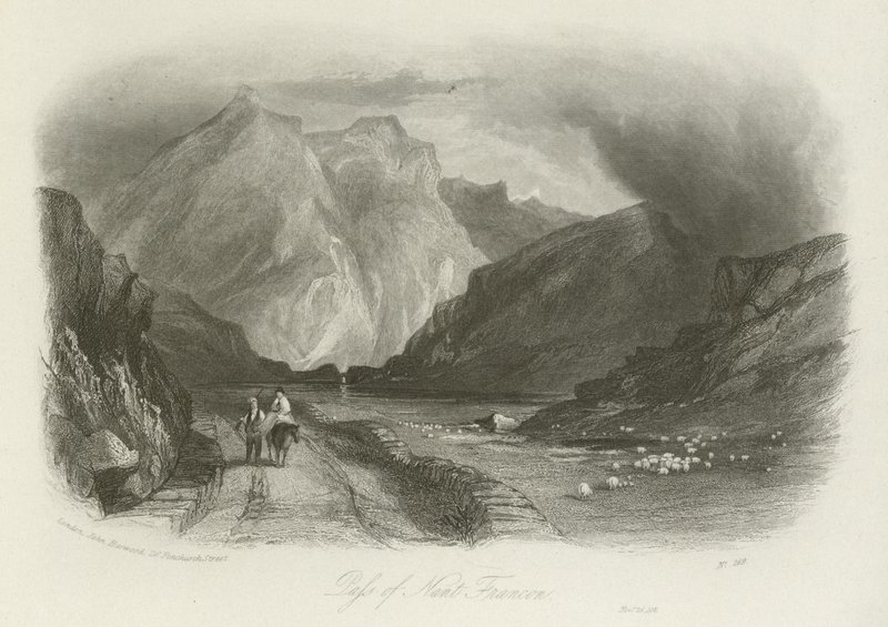 Pass of Nant Ffrancon, North Wales af English School