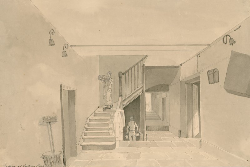 Passage ved Putney Park, London af English School