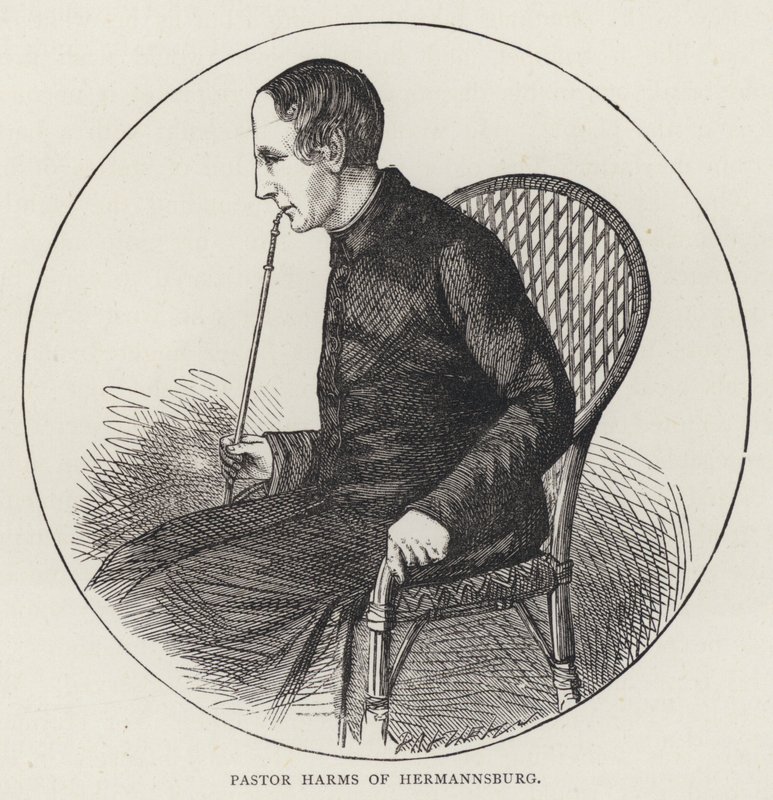 Pastor Harms af Hermannsburg (stik) af English School