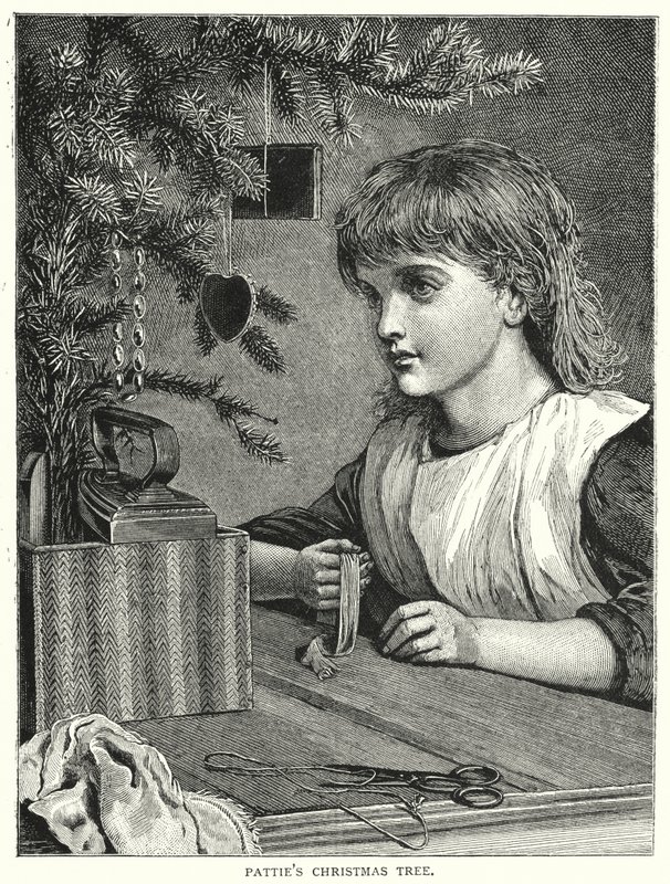Patties juletræ (gravering) af English School
