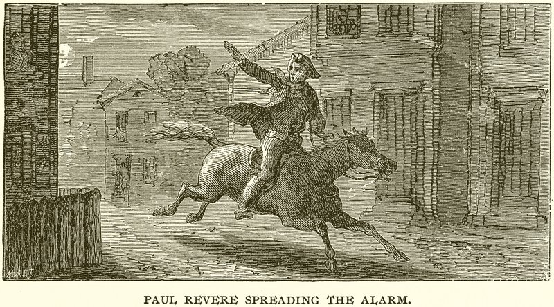 Paul Revere spreder alarmen af English School