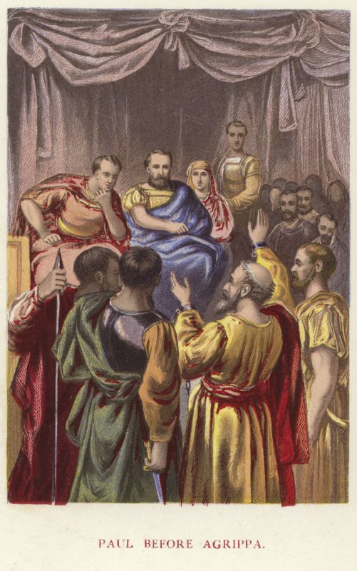 Paulus før Agrippa af English School