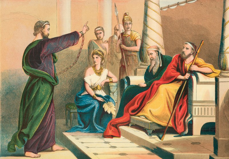 Paulus før Agrippa af English School