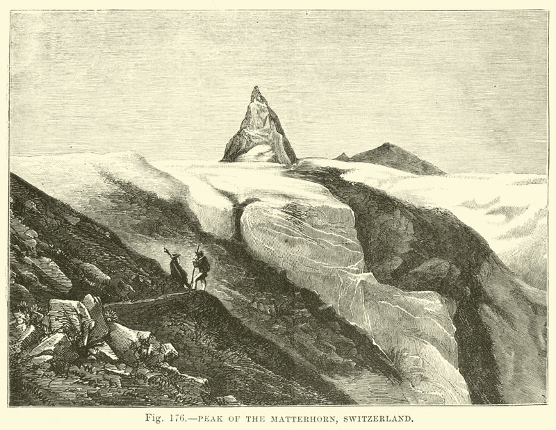 Peak of the Matterhorn, Switzerland  af English School