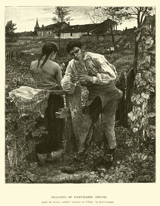 Bønder fra Damvillers, Meuse af English School