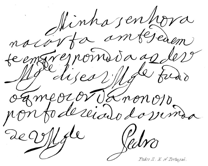 Pedro II, K af Portugal af English School