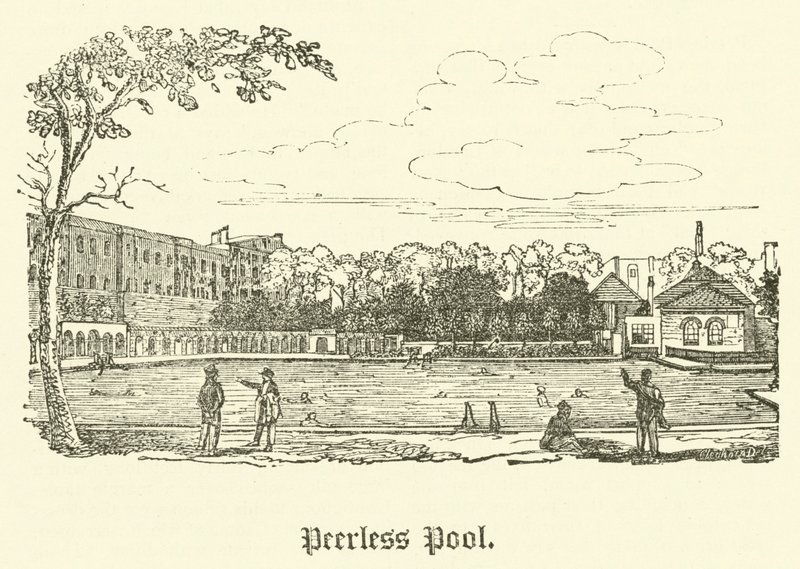 Peerless Pool (gravering) af English School