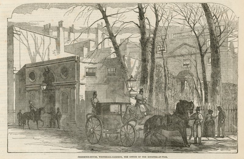 Pembroke House i Whitehall Gardens af English School