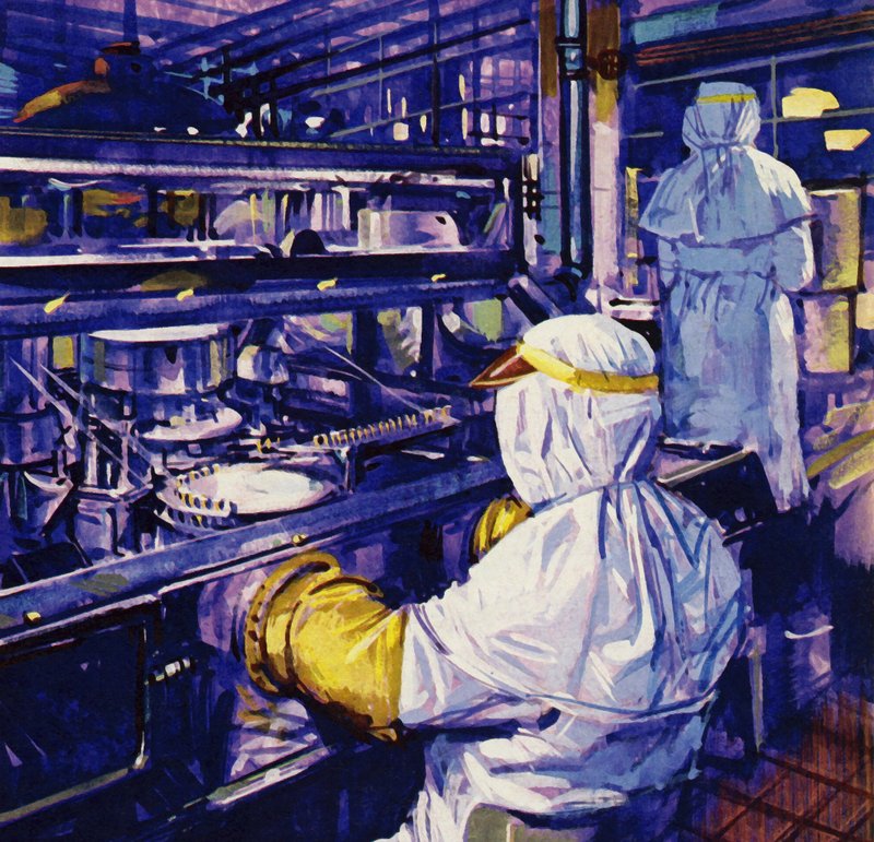 Penicillin blev først masseproduceret i Amerika af English School