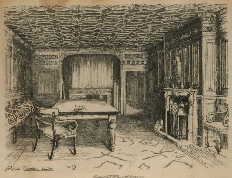 Pension Chamber, Grays Inn, London af English School