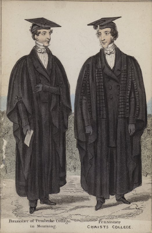 Pensionist fra Pembroke College i sorg, Pensionist, Christs College af English School